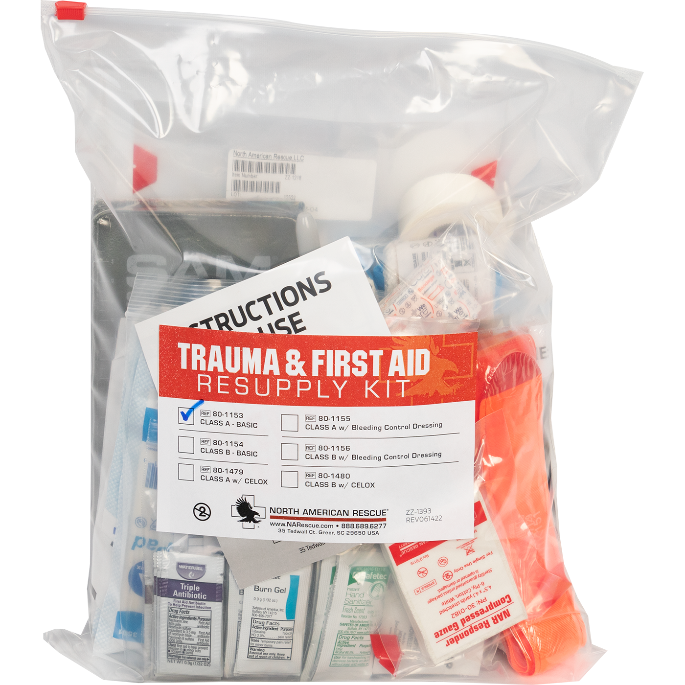 Trauma and First Aid Resupply Kit - Class A