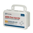 10 Person Plastic First Aid Kit, ANSI Compliant