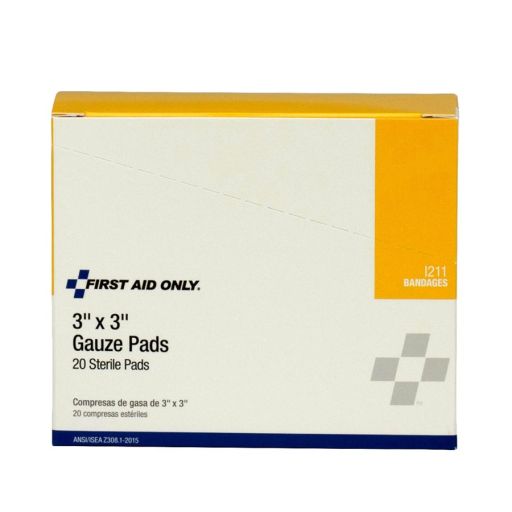 Dressing Pad, Gauze 3"x3" - 20 Per Box