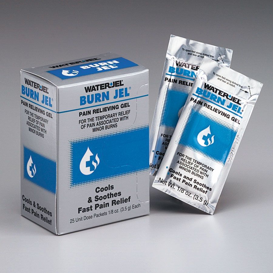 Water Jel Burn Relief, 3.5 gm. - 25 Per Box
