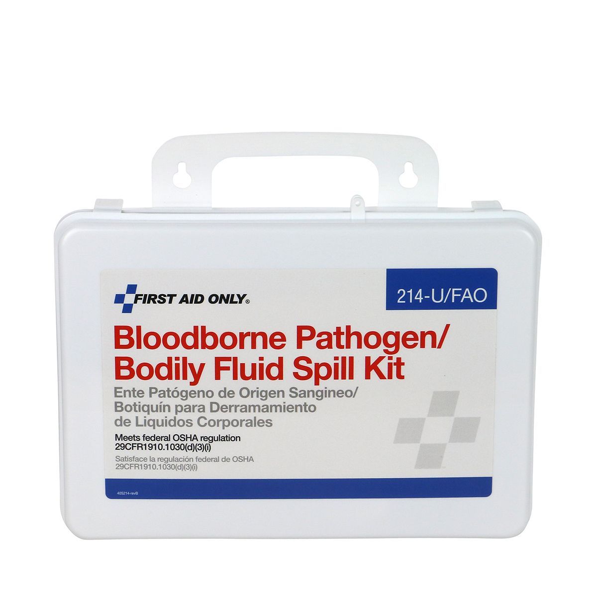 Bloodborne Pathogen and Bodily Fluid Spill Kit - 24 Pieces - Plastic