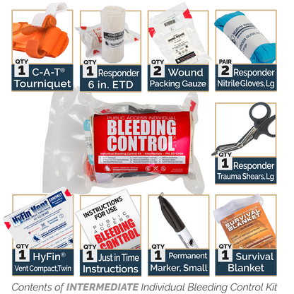 Individual Public Access Bleeding Control Stations