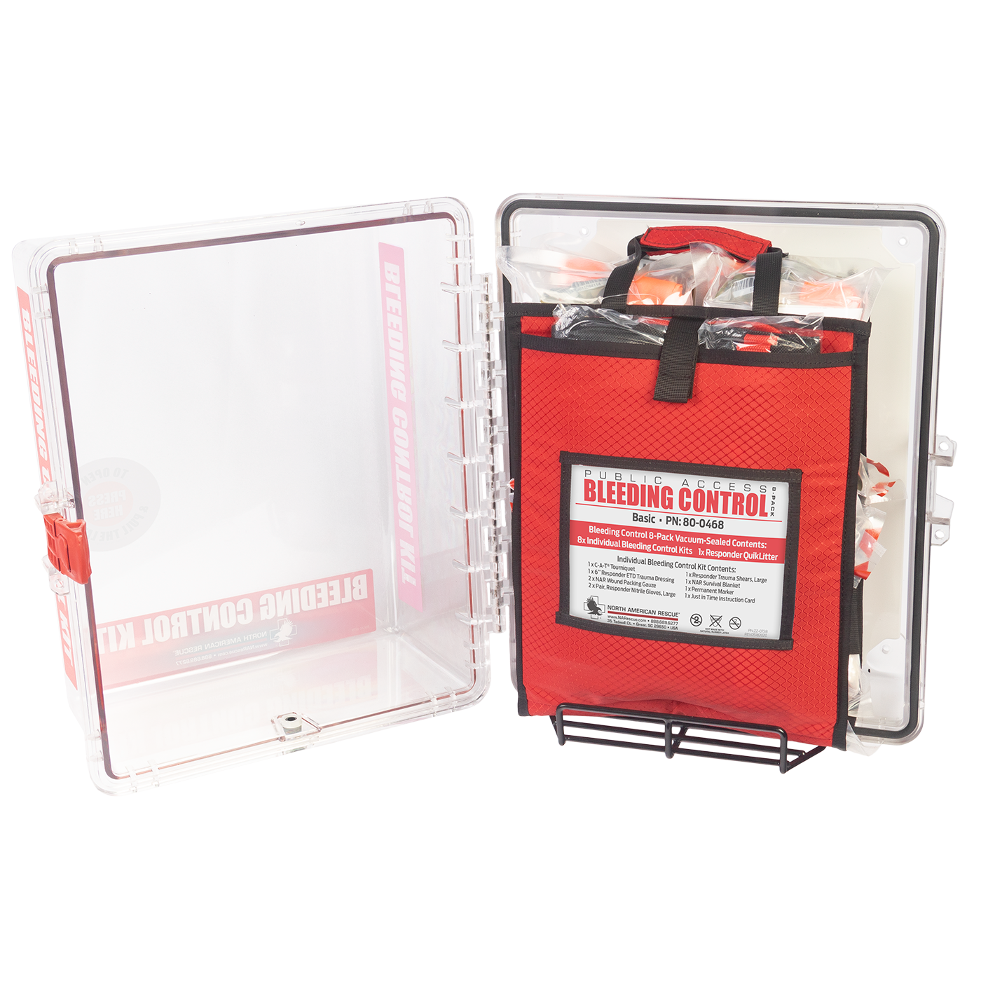 Public Access Bleeding Control Stations - 8-Pack