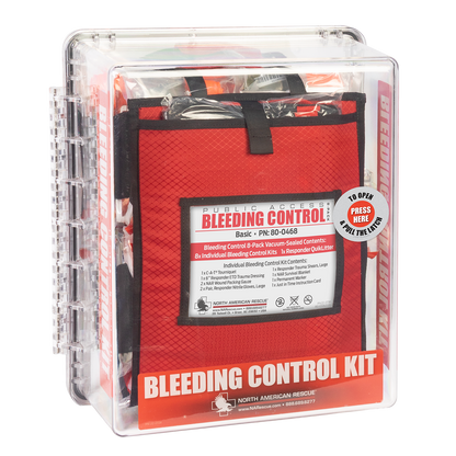 Public Access Bleeding Control Stations - 8-Pack
