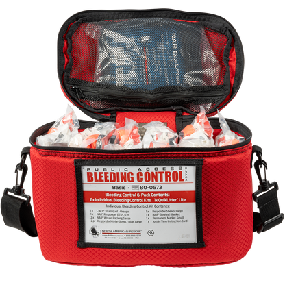 Public Access Bleeding Control 6-Pack - Vacuum Sealed