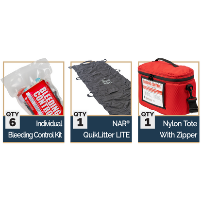 Public Access Bleeding Control 6-Pack - Vacuum Sealed