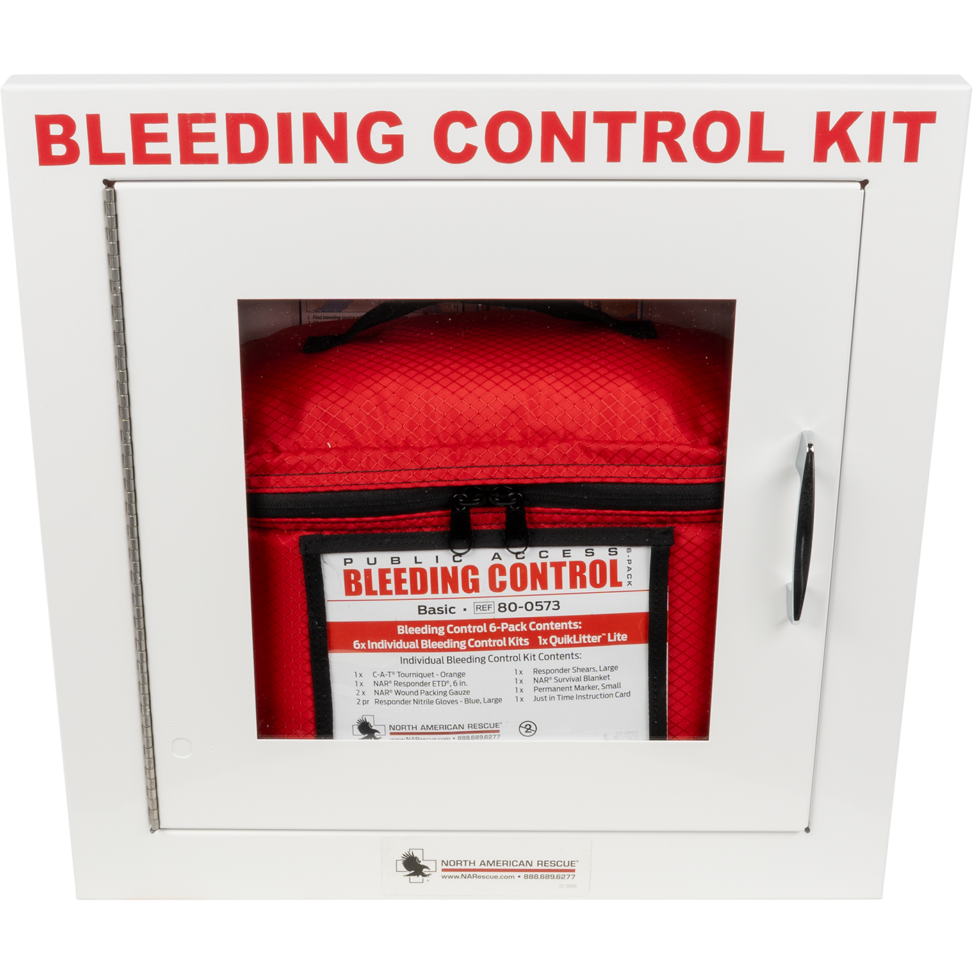 Public Access Bleeding Control Stations - 6-Pack Vacuum Sealed