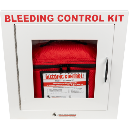 Public Access Bleeding Control Stations - 6-Pack Vacuum Sealed