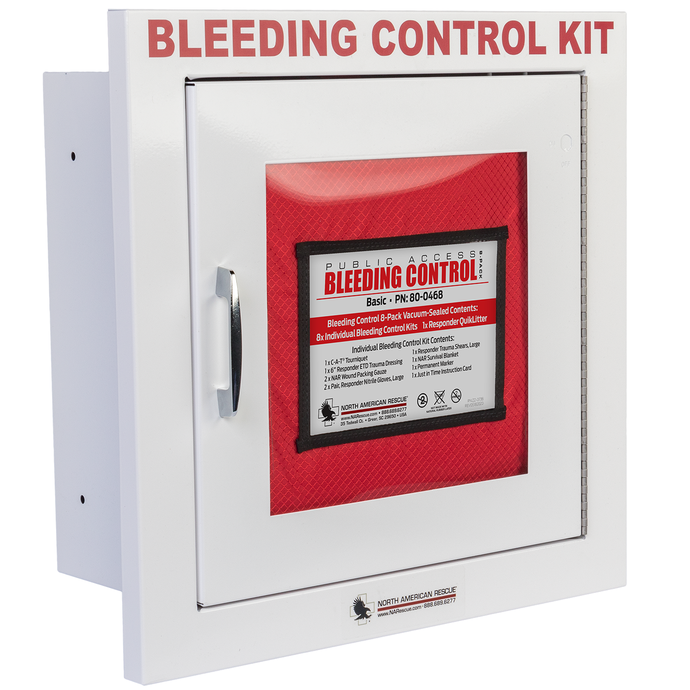 Public Access Bleeding Control Stations - 8-Pack