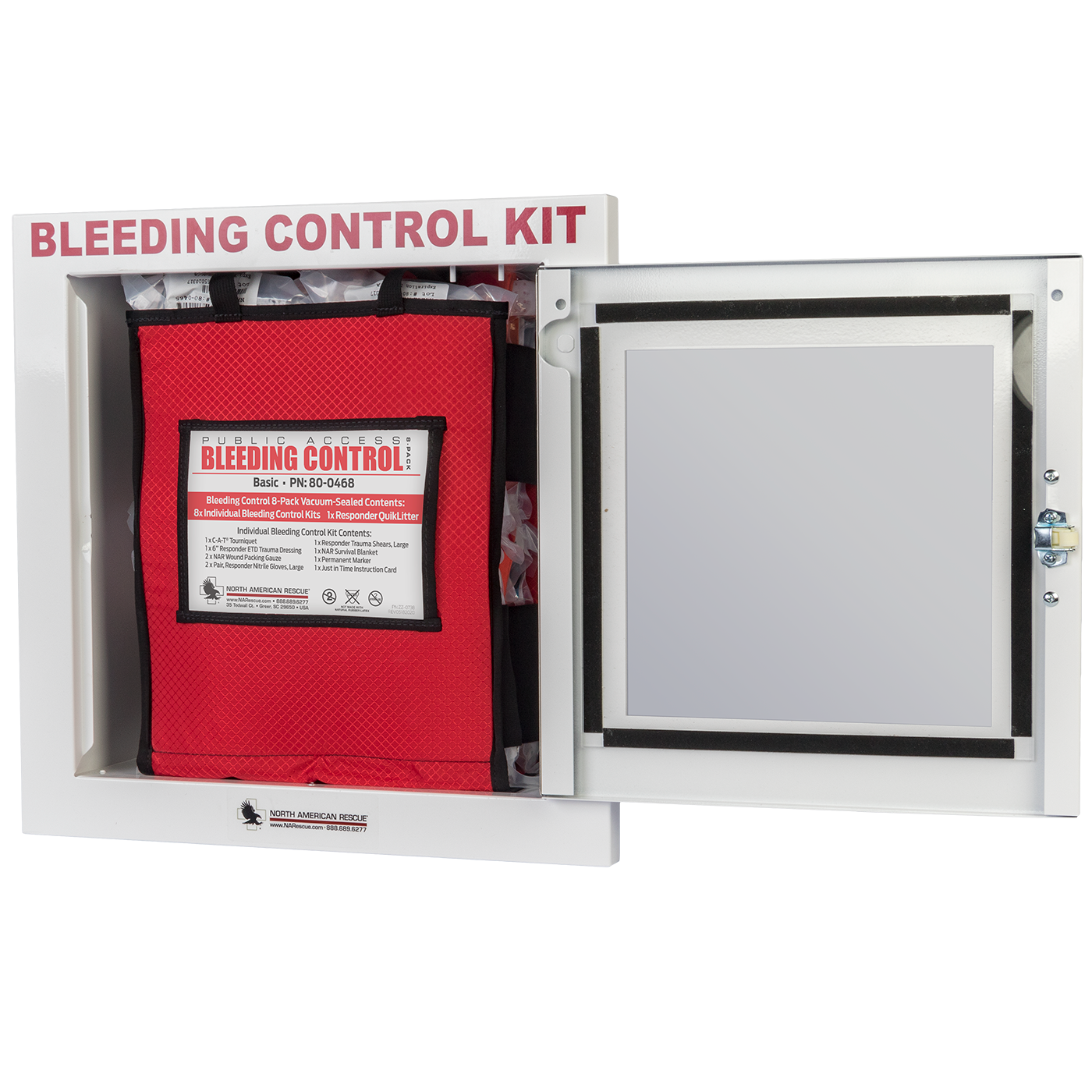 Public Access Bleeding Control Stations - 8-Pack