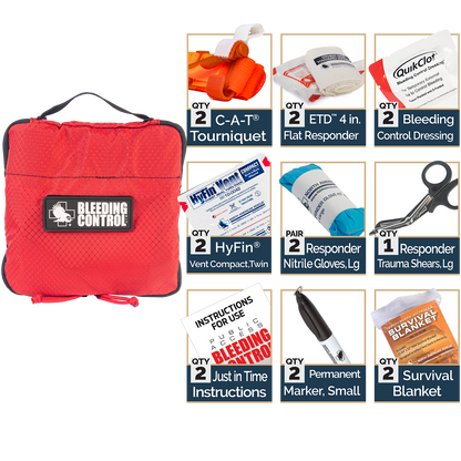 Public Access Bleeding Control Twin Pack