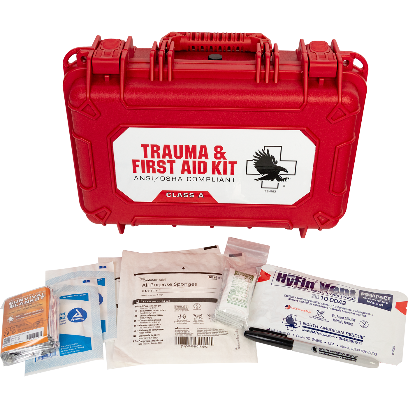 Trauma and First Aid Kits (TFAK) Hard Case - Class A