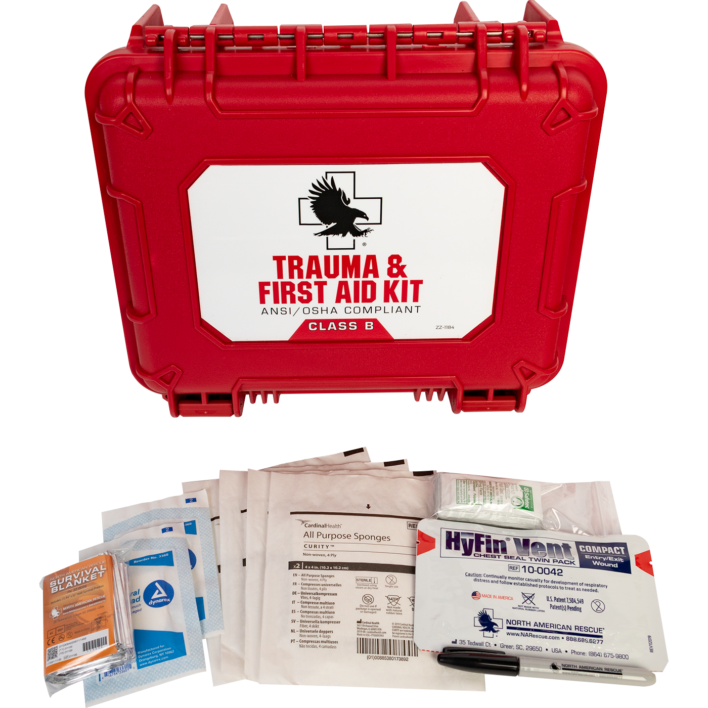 Trauma and First Aid Kits (TFAK) Hard Case - Class B