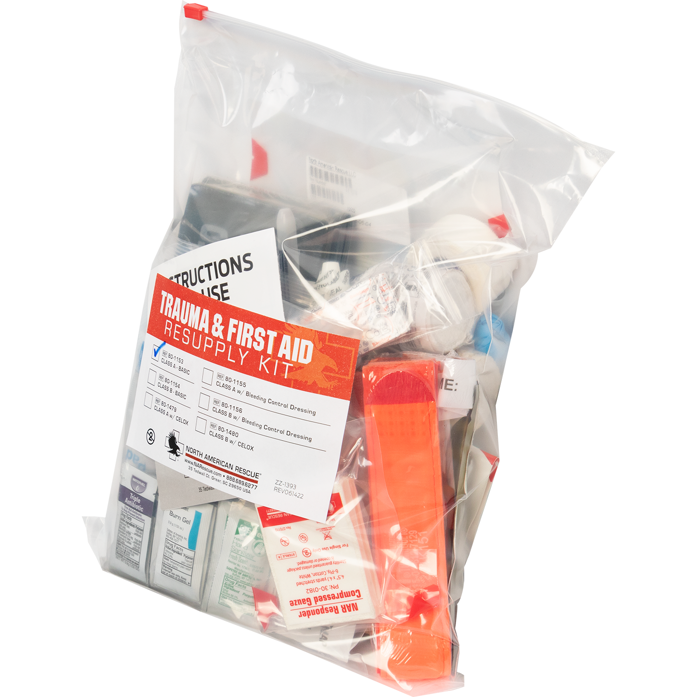 Trauma and First Aid Resupply Kit - Class A