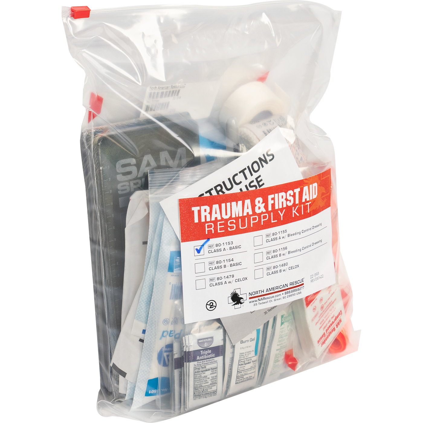 Trauma and First Aid Resupply Kit - Class A