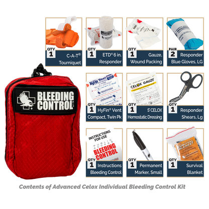 Public Access Individual Bleeding Control Kit - Nylon