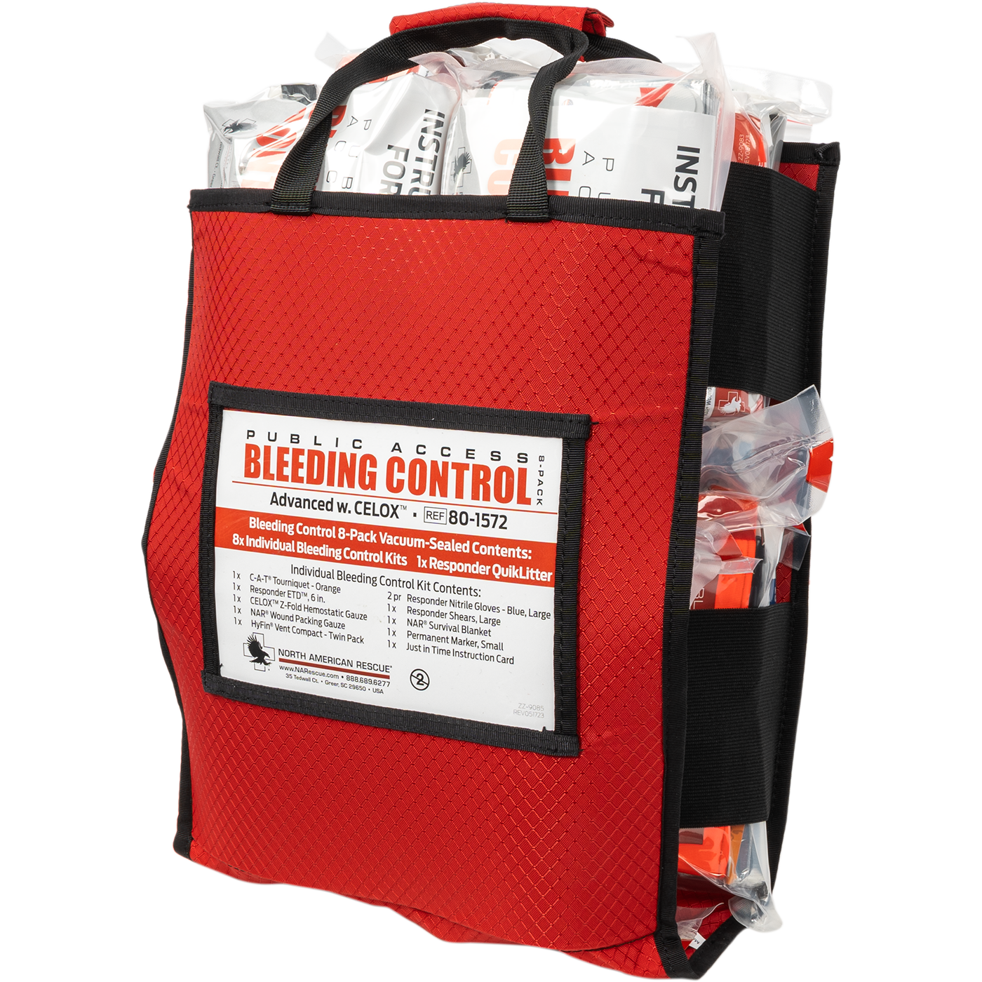 Public Access Bleeding Control 8-Pack - Vacuum Sealed