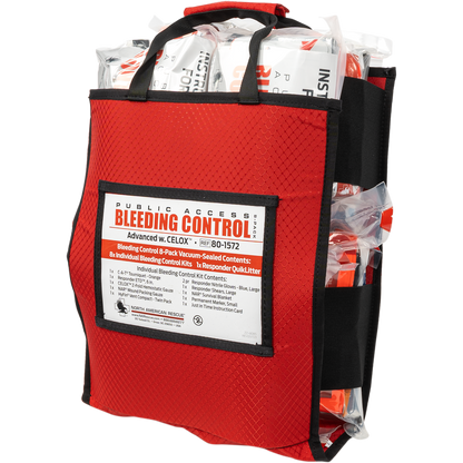 Public Access Bleeding Control 8-Pack - Vacuum Sealed