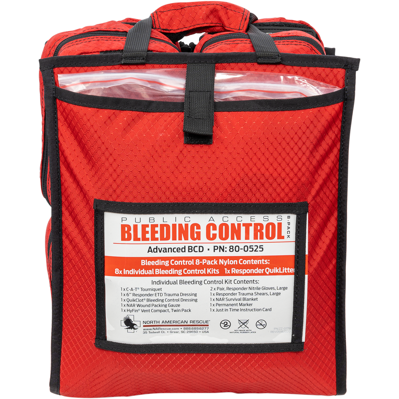 Public Access Bleeding Control 8-Pack - Nylon