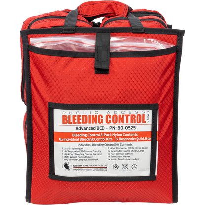 Public Access Bleeding Control 8-Pack - Nylon