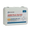 25 Person First Aid Kit, ANSI A+, Metal Case