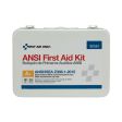 25 Person First Aid Kit, ANSI A+, Metal Case