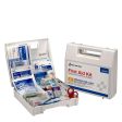 25 Person First Aid Kit, ANSI A+, Plastic Case with Dividers