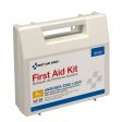 25 Person First Aid Kit, ANSI A+, Plastic Case with Dividers