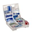 25 Person First Aid Kit, ANSI A+, Plastic Case with Dividers