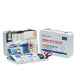 25 Person Vehicle ANSI A+ First Aid Kit, Metal Case