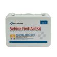 25 Person Vehicle ANSI A+ First Aid Kit, Metal Case