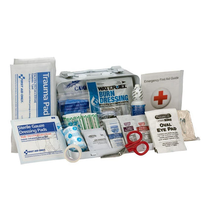 10 Person Metal First Aid Kit, ANSI Compliant