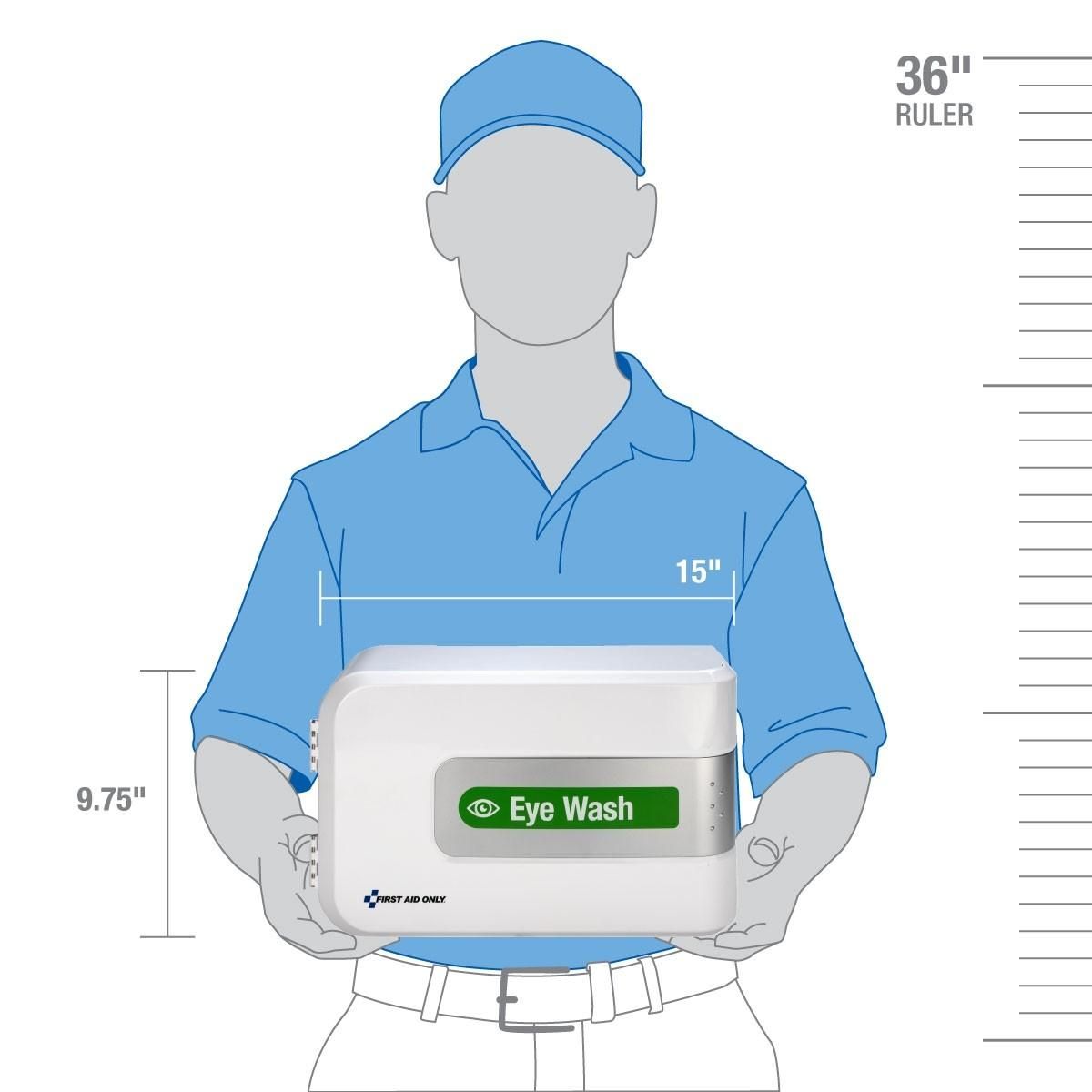 Smart Compliance Complete Eyewash Cabinet, Plastic