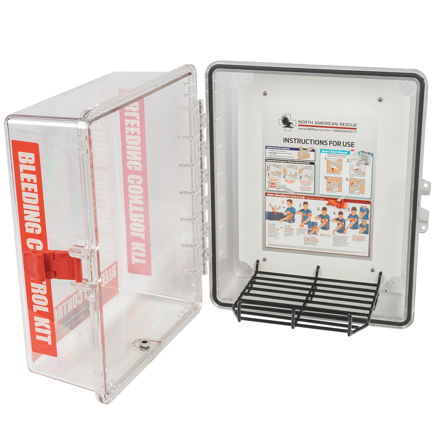Public Access Bleeding Control Clear Wall Case