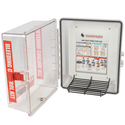 Public Access Bleeding Control Clear Wall Case