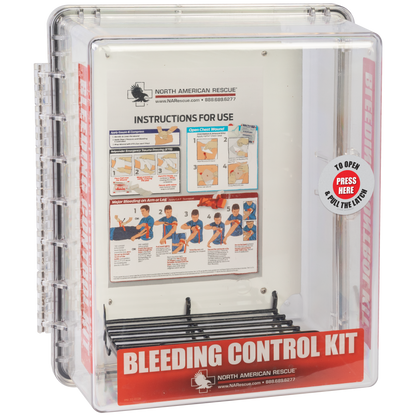 Public Access Bleeding Control Clear Wall Case
