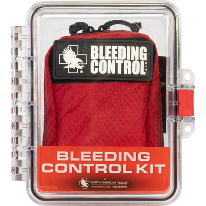 Individual Public Access Bleeding Control Clear Wall Case