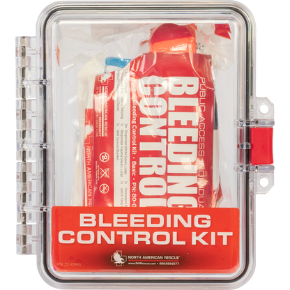 Individual Public Access Bleeding Control Clear Wall Case