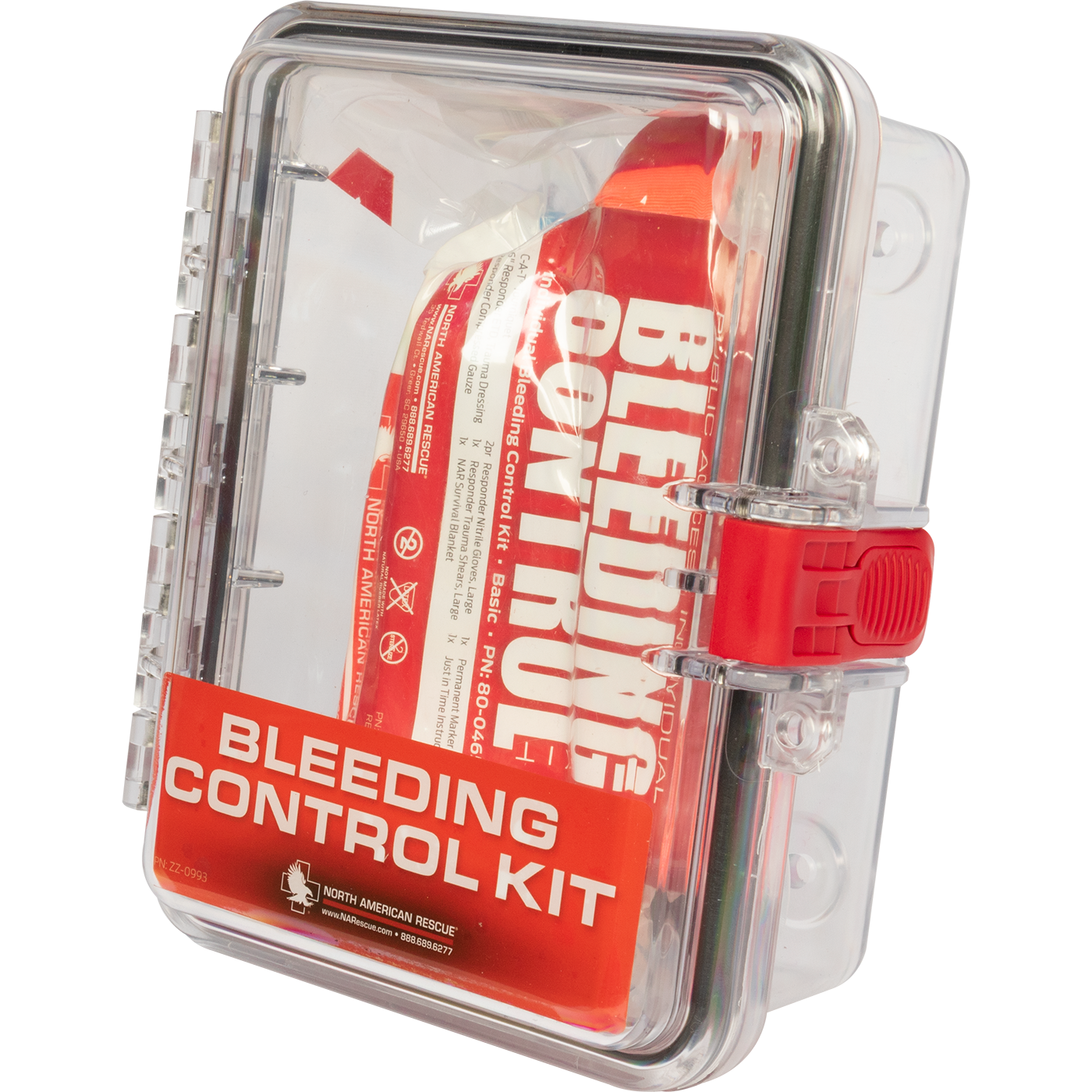 Individual Public Access Bleeding Control Clear Wall Case