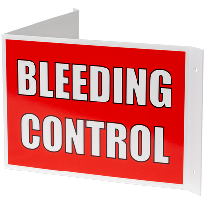 3-Way Bleeding Control Sign
