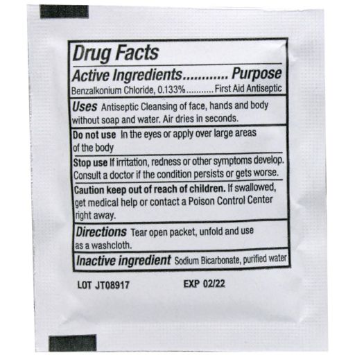 Antiseptic Cleansing Wipe, Sting Free - 10 per box