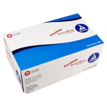 Dynarex Sensi Wrap Rainbow - 6 of Each Color - 2" x 5 yds. - 36 Per Case