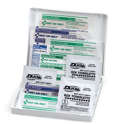 17 Piece Travel Kit, Mini Plastic Case, 1 Each