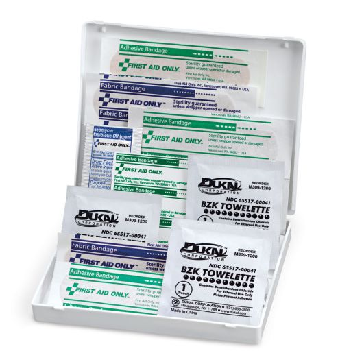 17 Piece Travel Kit, Mini Plastic Case, 1 Each