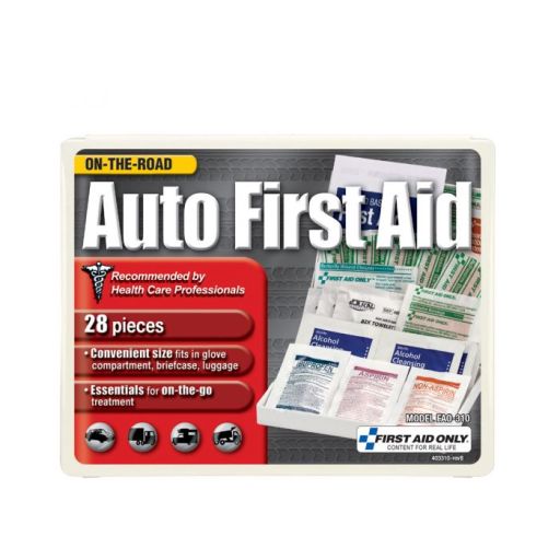 Auto First Aid Kit, 28 Pieces - Mini