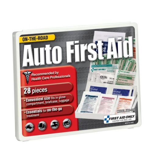 Auto First Aid Kit, 28 Pieces - Mini