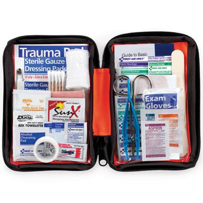 Outdoor First Aid Kit, Softsided, 107 Pieces - Small