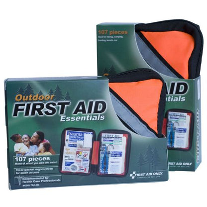Outdoor First Aid Kit, Softsided, 107 Pieces - Small