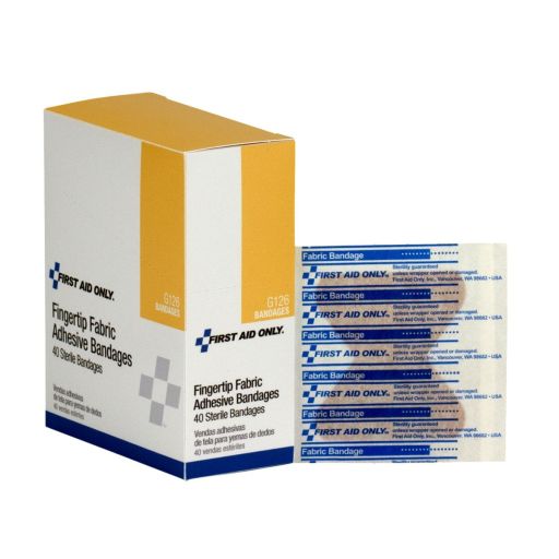 Fingertip Bandage, Fabric - 40 Per Box