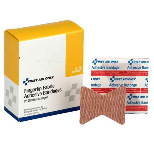 Fingertip Bandage, Fabric - 25 Per Box